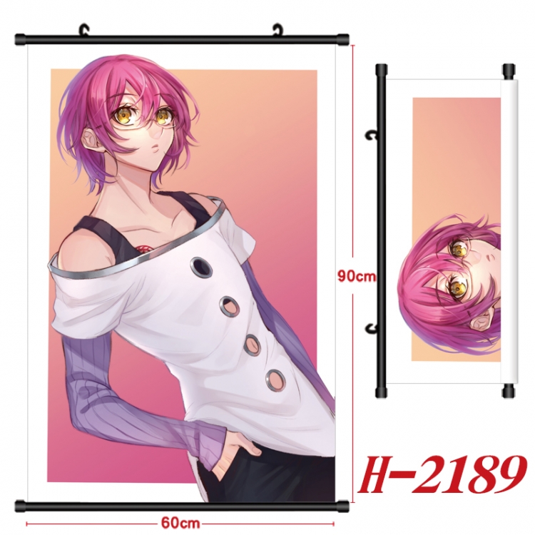 The Seven Deadly Sins Anime Black Plastic Rod Canvas Painting Wall Scroll 60X90CM H-2189A