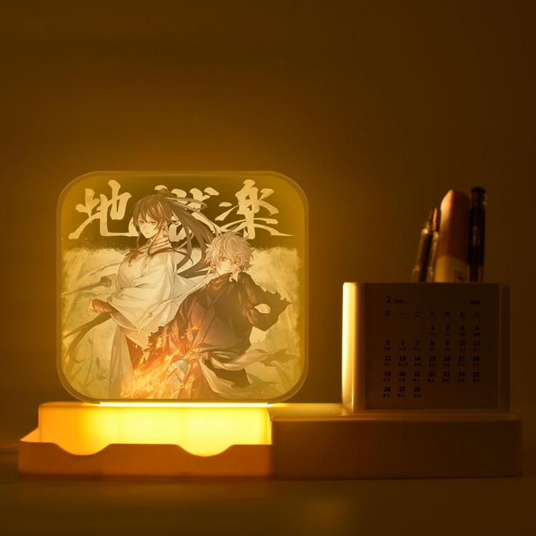 jigokuraku New acrylic pencil holder night light bracket