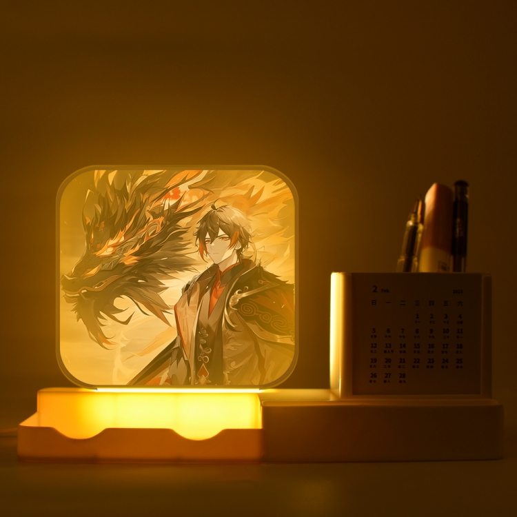 Genshin Impact  New acrylic pencil holder night light bracket