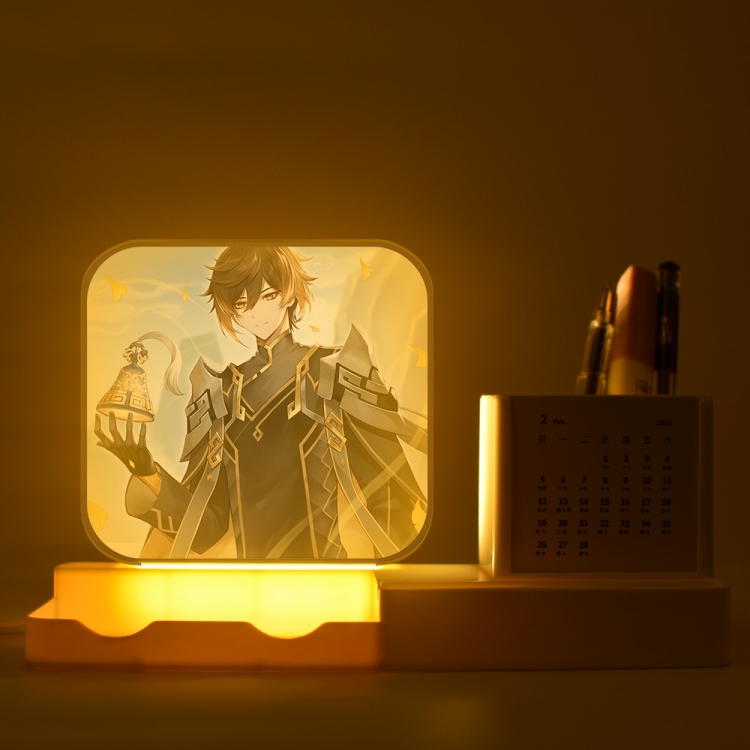 Genshin Impact  New acrylic pencil holder night light bracket