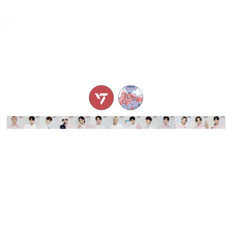 SEVENTEEN Hand account stickers self-adhesive paper adhesive tape price for 5 pcs  ZJD007-12