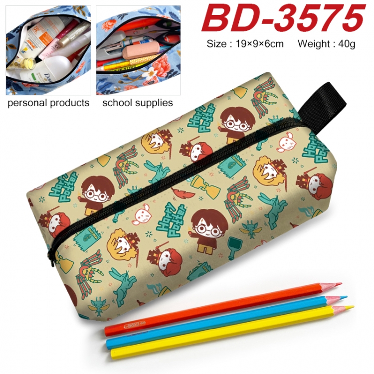Harry Potter  Anime New Zipper Pen Bag Storage Bag Makeup Bag 19x9x6cm BD-3575
