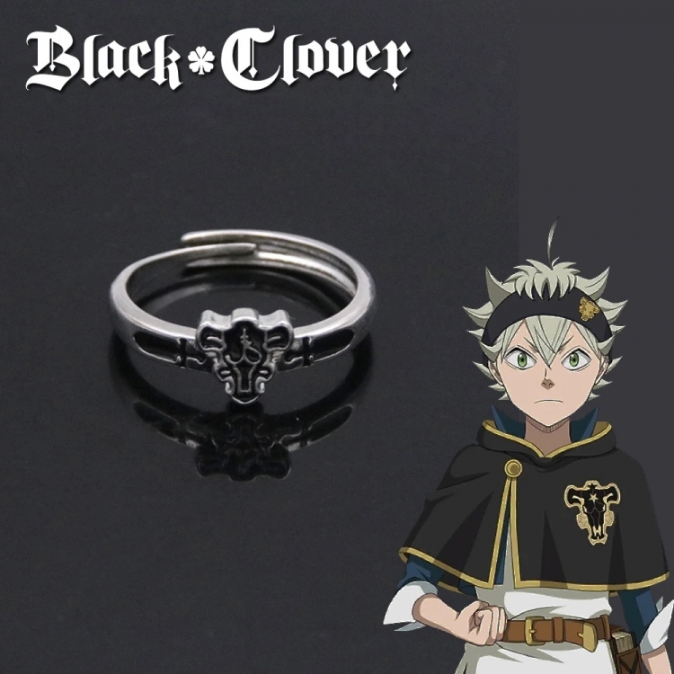 Black Clover  Anime Ring Metal COS Decoration Ring Decoration OPP Packaging price for 5 pcs