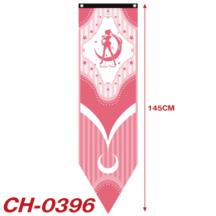 sailormoon Anime Peripheral Full Color Printing Banner 40X145CM  CH-0396