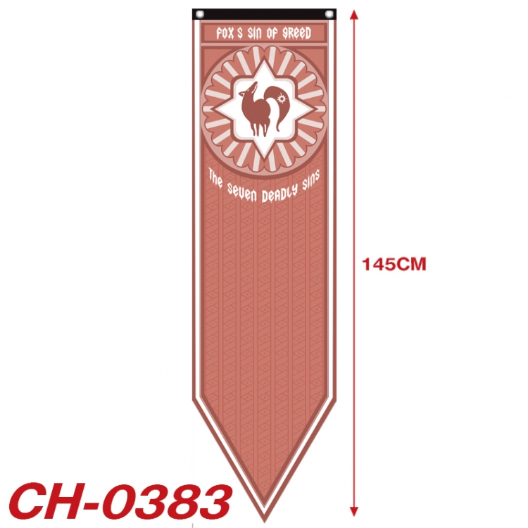 The Seven Deadly Sins Anime Peripheral Full Color Printing Banner 40X145CM CH-0383