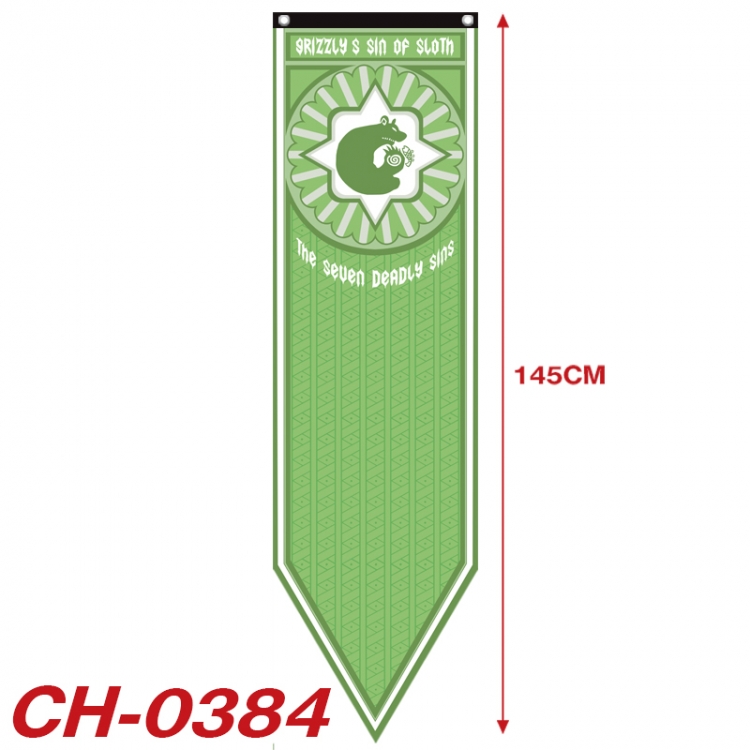 The Seven Deadly Sins Anime Peripheral Full Color Printing Banner 40X145CM CH-0384