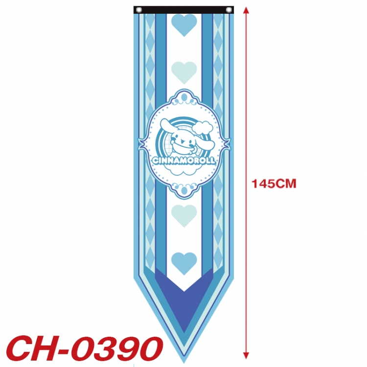 Sanrio Anime Peripheral Full Color Printing Banner 40X145CM  CH-0390