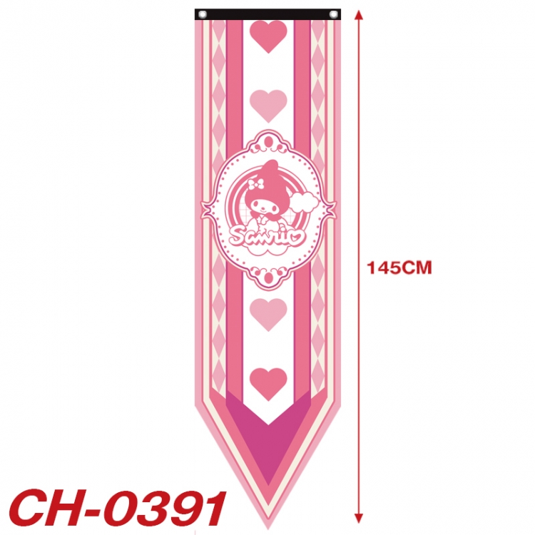 Sanrio Anime Peripheral Full Color Printing Banner 40X145CM CH-0391