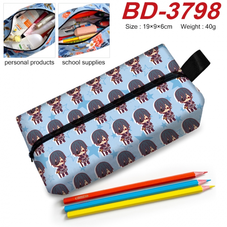Kuroshitsuji Anime New Zipper Pen Bag Storage Bag Makeup Bag 19x9x6cm BD-3798