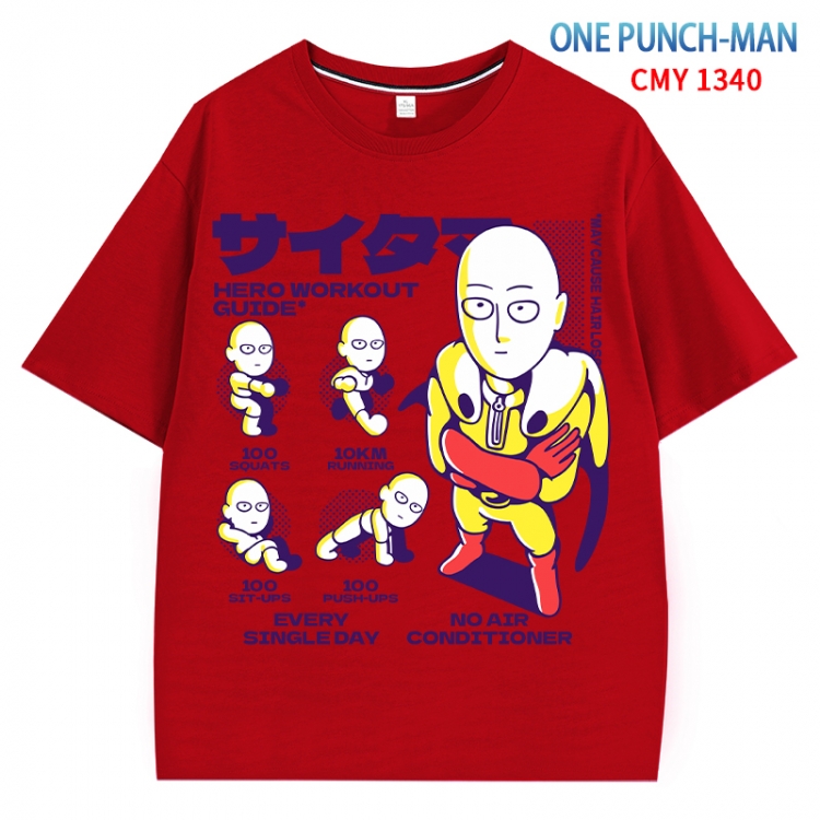 One Punch Man Anime Surrounding New Pure Cotton T-shirt from S to 4XL CMY 1340 3