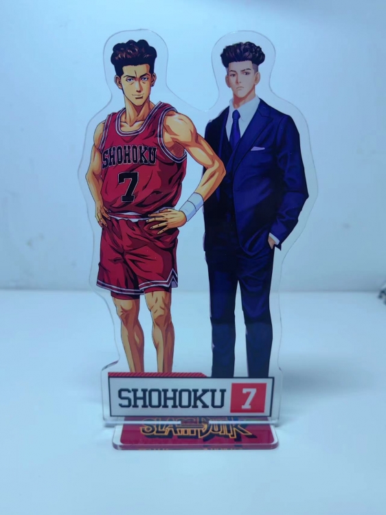 Slam Dunk Anime Laser Acrylic Humanoid  keychain Standing Plates  3219