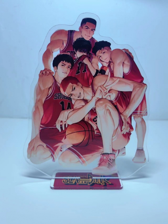 Slam Dunk Anime Laser Acrylic Humanoid  keychain Standing Plates  3135