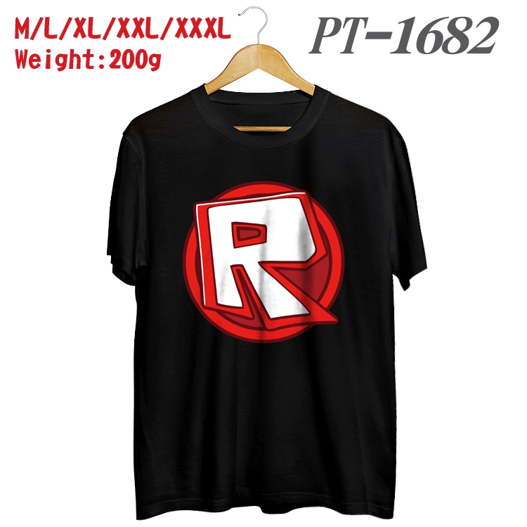 ROBLOX Anime Cotton Color Book Print Short Sleeve T-Shirt from M to 3XL PT1682