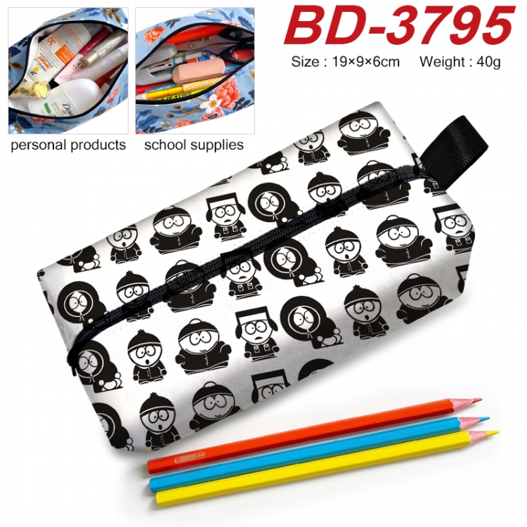 South Park Anime New Zipper Pen Bag Storage Bag Makeup Bag 19x9x6cm  BD-3795