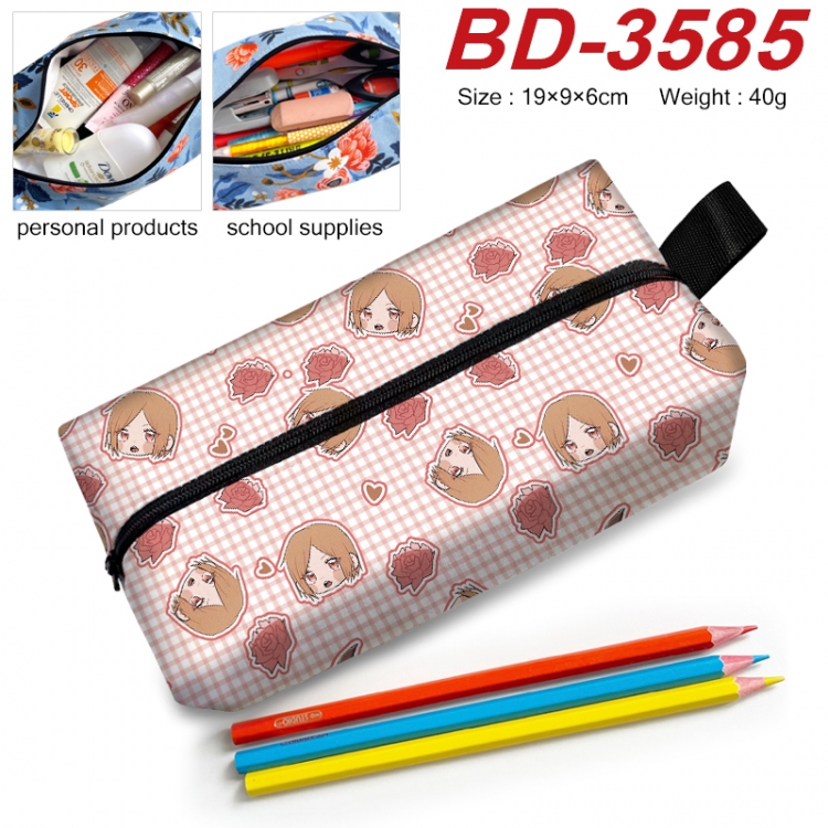 Jujutsu Kaisen Anime New Zipper Pen Bag Storage Bag Makeup Bag 19x9x6cm  BD-3585