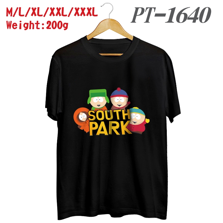 South Park Anime Cotton Color Book Print Short Sleeve T-Shirt from M to 3XL PT1640