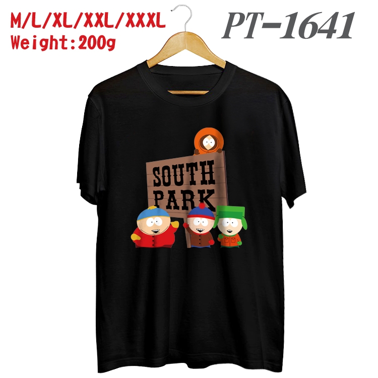 South Park Anime Cotton Color Book Print Short Sleeve T-Shirt from M to 3XL PT1641