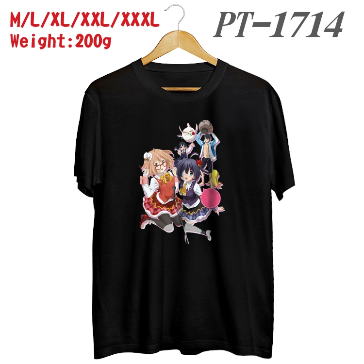 Chuunibyou Demo Koi Ga Shitai Anime Cotton Color Book Print Short Sleeve T-Shirt from M to 3XL  PT1714