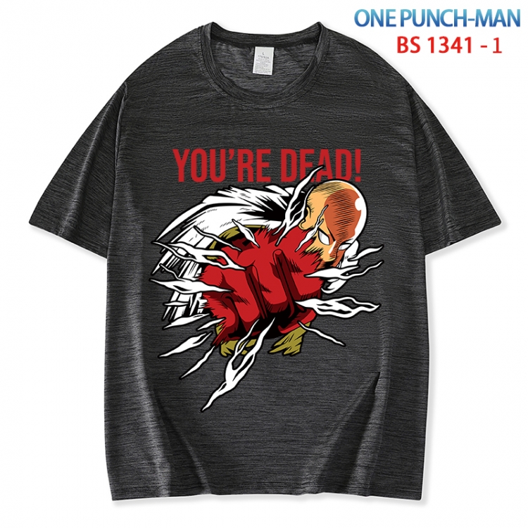 One Punch Man  ice silk cotton loose and comfortable T-shirt from XS to 5XL  BS 1341 1