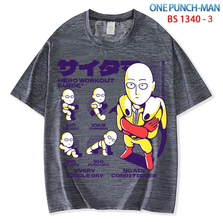 One Punch Man  ice silk cotton loose and comfortable T-shirt from XS to 5XL BS 1340 3