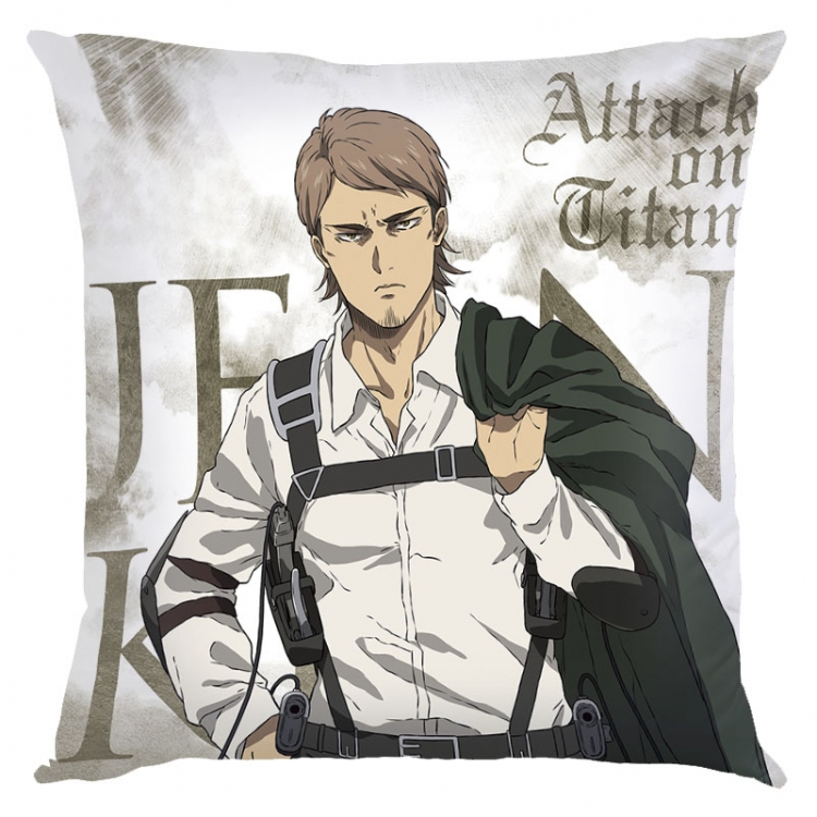 Shingeki no Kyojin Anime square full-color pillow cushion 45X45CM NO FILLING  J12-367