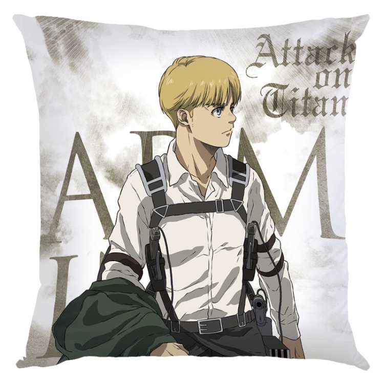Shingeki no Kyojin Anime square full-color pillow cushion 45X45CM NO FILLING  J12-364