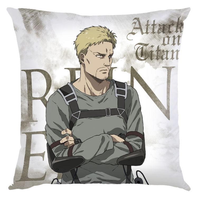 Shingeki no Kyojin Anime square full-color pillow cushion 45X45CM NO FILLING  J12-370