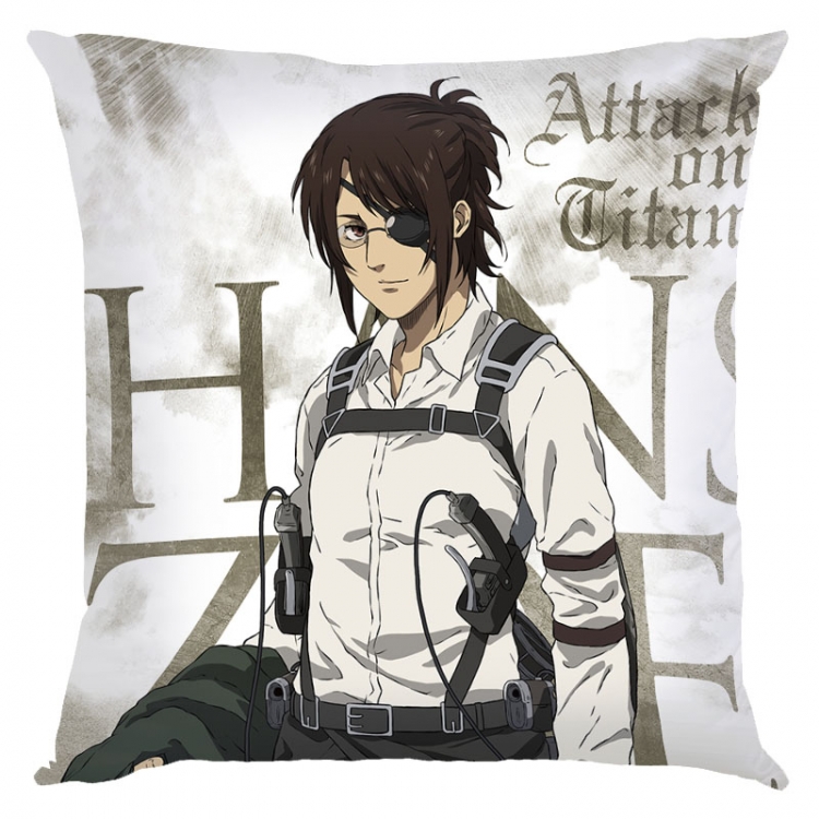 Shingeki no Kyojin Anime square full-color pillow cushion 45X45CM NO FILLING  J12-366