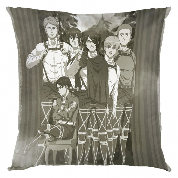 Shingeki no Kyojin Anime square full-color pillow cushion 45X45CM NO FILLING  J12-380