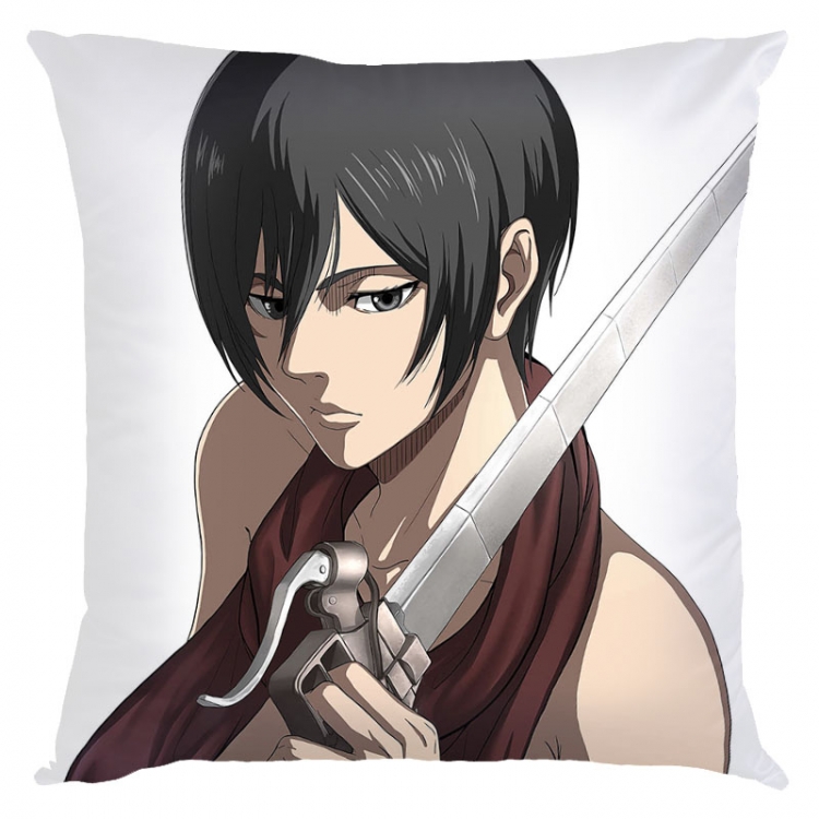 Shingeki no Kyojin Anime square full-color pillow cushion 45X45CM NO FILLING  J12-390