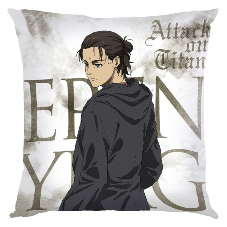 Shingeki no Kyojin Anime square full-color pillow cushion 45X45CM NO FILLING J12-365