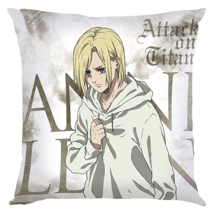 Shingeki no Kyojin Anime square full-color pillow cushion 45X45CM NO FILLING  J12-363