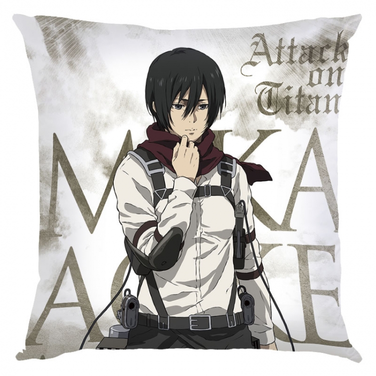 Shingeki no Kyojin Anime square full-color pillow cushion 45X45CM NO FILLING  J12-369