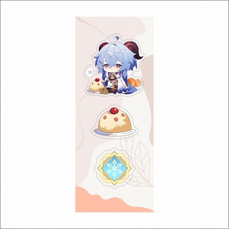 Genshin Impact Pack of 3 Badge Brooch Acrylic Pendant price for 5 pcs