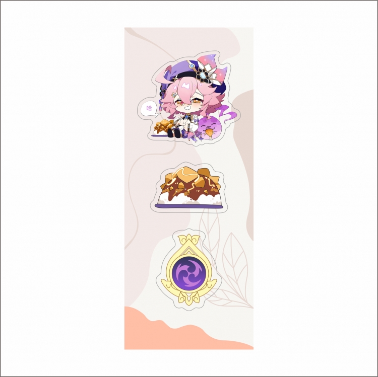 Genshin Impact Pack of 3 Badge Brooch Acrylic Pendant price for 5 pcs