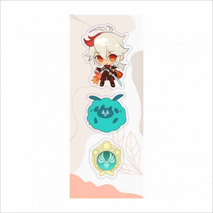 Genshin Impact Acrylic Keychain Bag Pendant Decorations Set of 3 price for 5 pcs