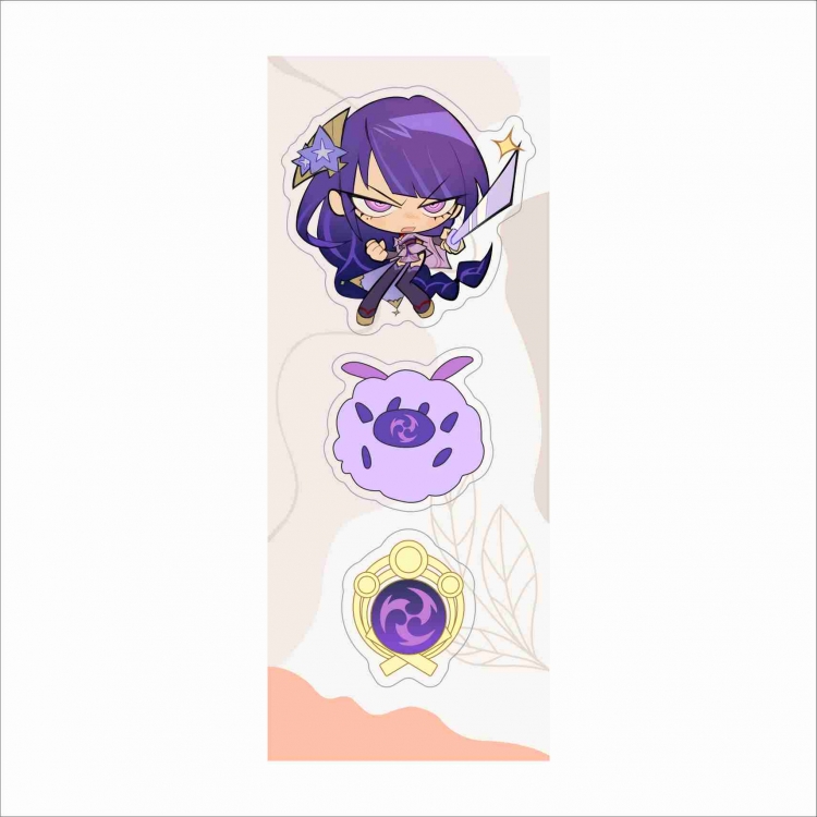 Genshin Impact Acrylic Keychain Bag Pendant Decorations Set of 3 price for 5 pcs