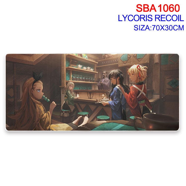 Lycoris Recoil Animation peripheral locking mouse pad 70X30cm SBA-1060-2