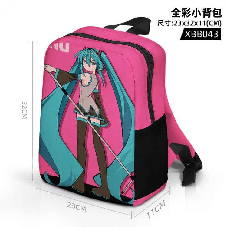 Hatsune Miku Anime full color backpack backpack backpack 23x32x11cm XBB043