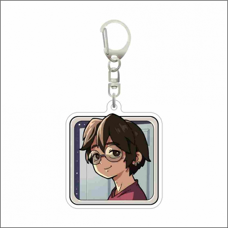 Tour of Bell and Bud Acrylic D button bag pendant key chain price for 5 pcs