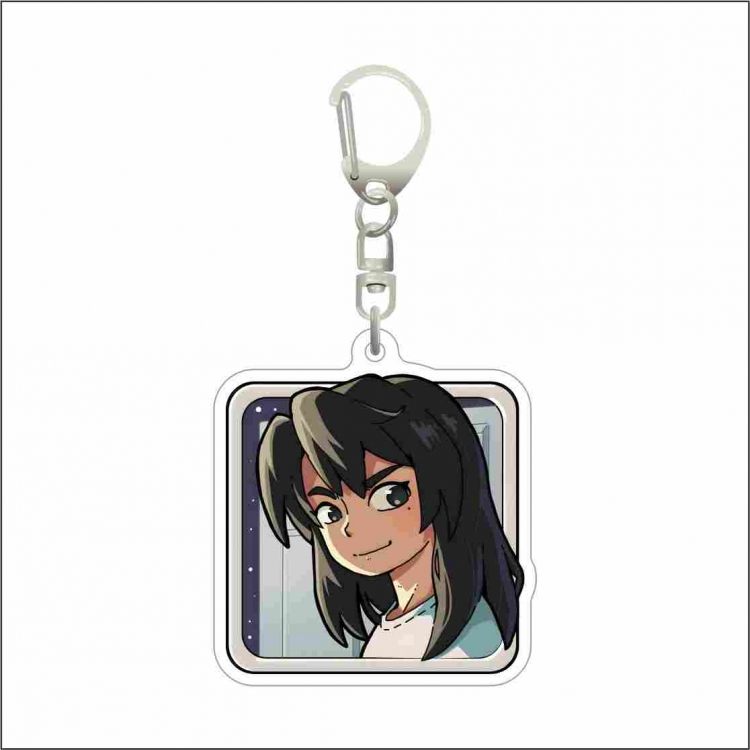 Tour of Bell and Bud Acrylic D button bag pendant key chain price for 5 pcs