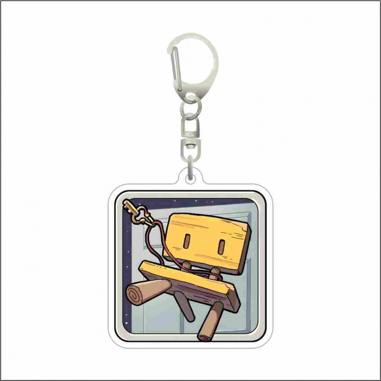 Tour of Bell and Bud Acrylic D button bag pendant key chain price for 5 pcs