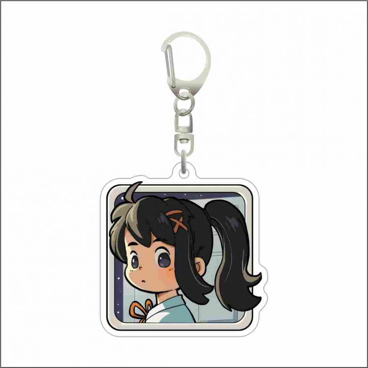 Tour of Bell and Bud Acrylic D button bag pendant key chain price for 5 pcs