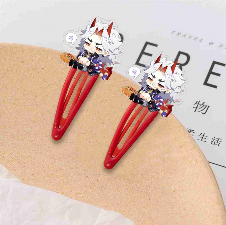 Genshin Impact Hair clip decoration student clip  price for 10 pcs