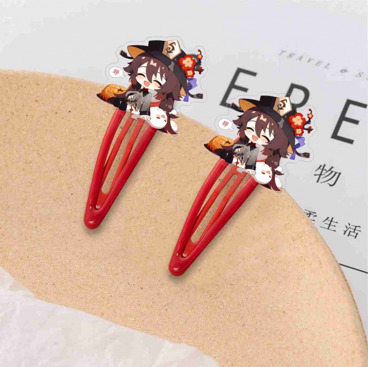 Genshin Impact Hair clip decoration student clip  price for 10 pcs