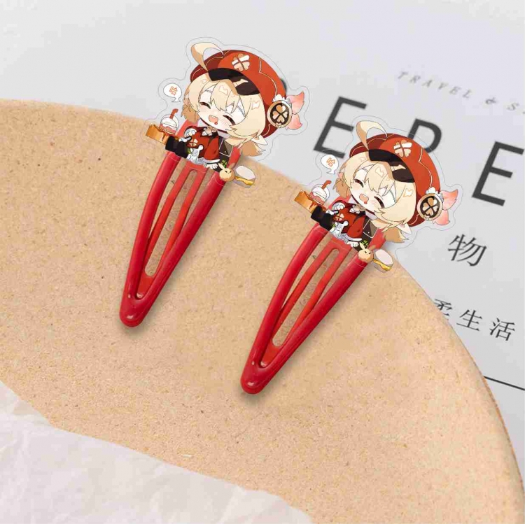 Genshin Impact Hair clip decoration student clip  price for 10 pcs