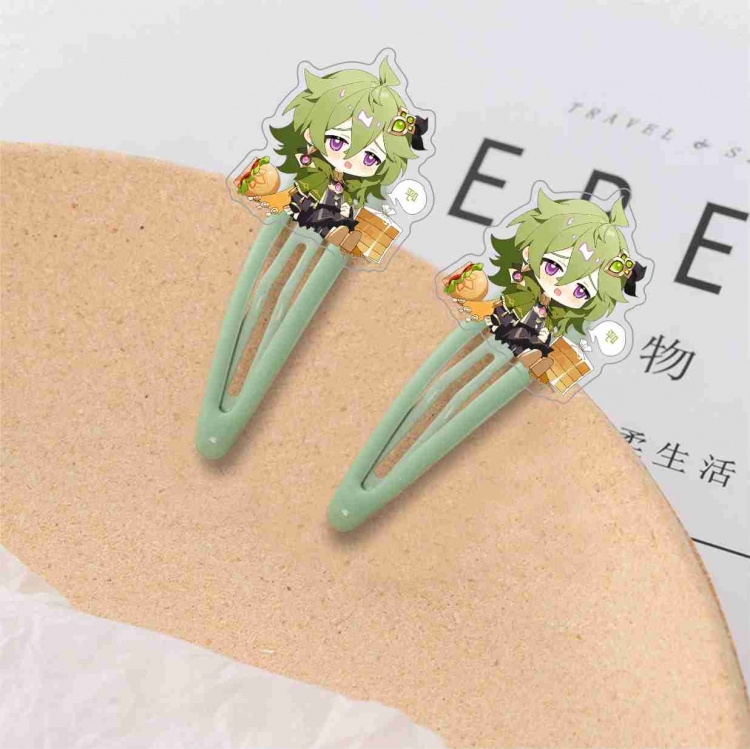 Genshin Impact Hair clip decoration student clip  price for 10 pcs