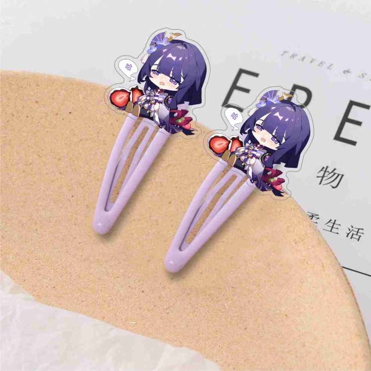 Genshin Impact Hair clip decoration student clip  price for 10 pcs