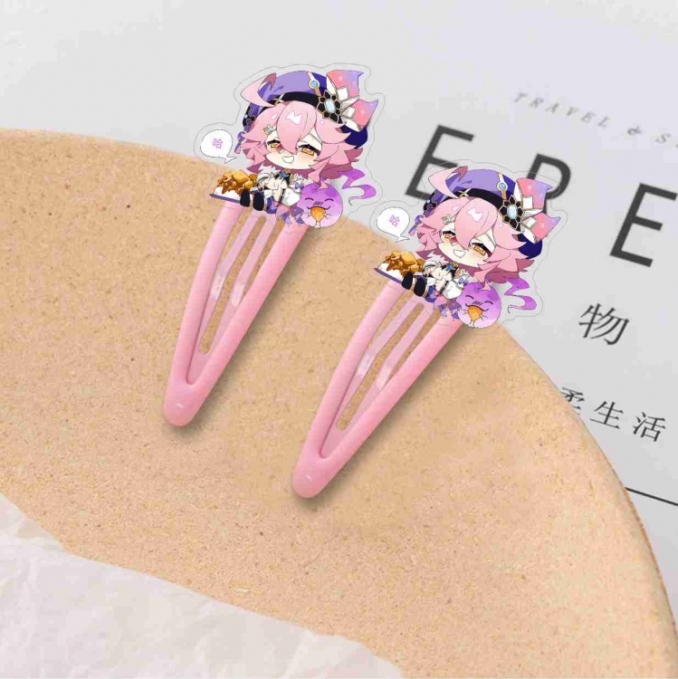 Genshin Impact Hair clip decoration student clip  price for 10 pcs