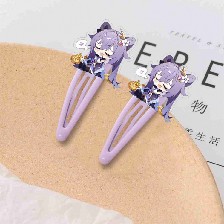 Genshin Impact Hair clip decoration student clip  price for 10 pcs